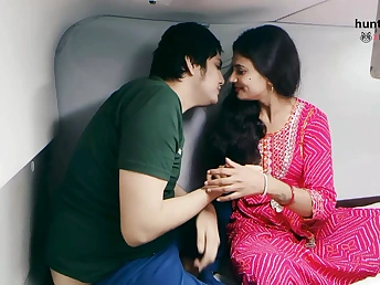 Desi Hunter Asia loves a red-hot Indian train rail with Bhabhi Ji