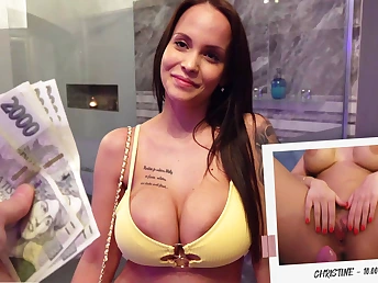 Di Devi: The big-titted mega-bitch who likes to ravage and gargle in hot Czech streets