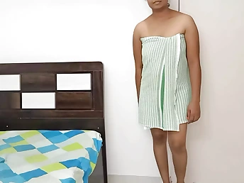 Komal gets sizzling in the douche after taking a tub ride in the bathtub