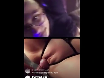Banging Step Sis-In-Law Live on Instagram