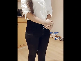 Red-hot Milf Receptionist gets xxx penetrated in motel - Hindi Audio Pound-out