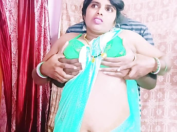 Stepmom & Stepson stick on prevalent in filthy talk & big dick action