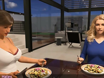 MissKitty2K and Nikki's steamy threesome - The Visit - Ep. 36