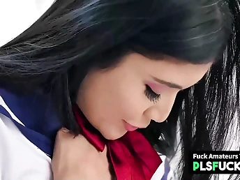 Stepbrother and sister Crystal Rush get down and sloppy in a harsh intercourse compilation