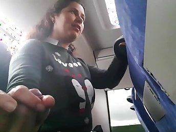 Keep to Mummyplexed by Expressiagirl's fetish for bodacious European COUGAR on the top of the bus