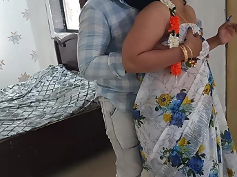 Stepbrother's deepthroating & cumming while Aunty rides and sucks like a bawd