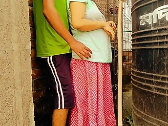 Desi woman 07 humps her step-sis's neighbor outdoors and takes a cum-shot