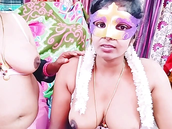 Molten Indian amateurs share messy chat while getting their monstrous breasts throated in off the hook HD 3some activity