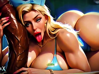 Nurse Inner Monologue begs of a BBC not far from her throat - Dirty Talking hentai