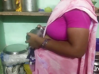 Hot Indian fit together gets her husband's load of shit sucked hither be passed on bathroom