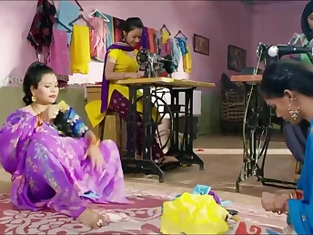 Hot Desi babes get pounded almost steamy village fuck-fest