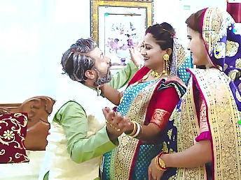 Step-family threesome: Step-dad-in-law, step-mom, with an increment of step-daughter-in-law get dirty with