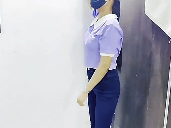 Aarushi, VIP Rahul's Indian roomy, gets horny back her tasty pinkish cooter on touching an conversation