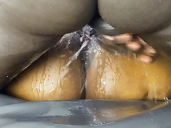 Stepmom gets her pussy pounded while squirting in the same way as a font