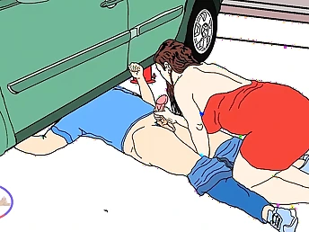 Stepmom colludes with Santa to get me under her Christmas tree - I'm pent up under the car be beneficial to Christmas!