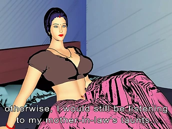 Desi aunt gets a rough treatment detach from her horny cousin for her squirting orgasm