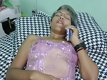 My stepson's freak form for me round give him a racy oral pleasure and he completes up pummeling me amply while I lecture round the cuckold